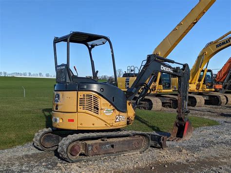 value of 2014 john deere 27d mini excavator|john deere 27d for sale.